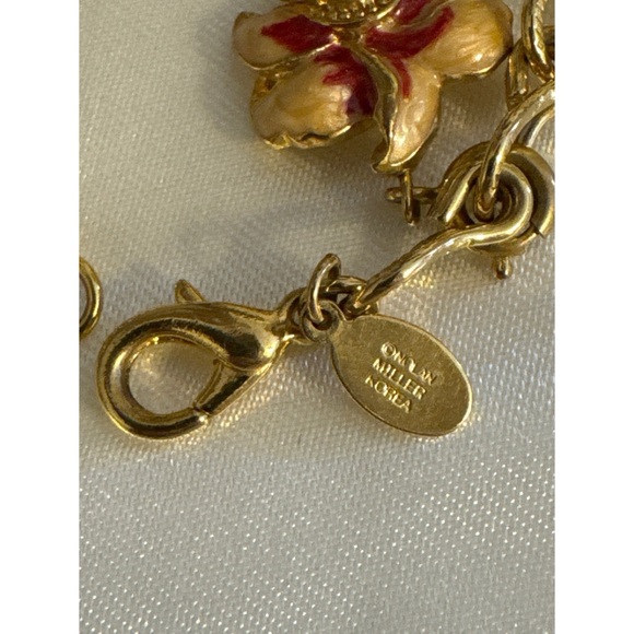 Nolan Miller Orchid Charm Bracelet - Picture 3 of 5